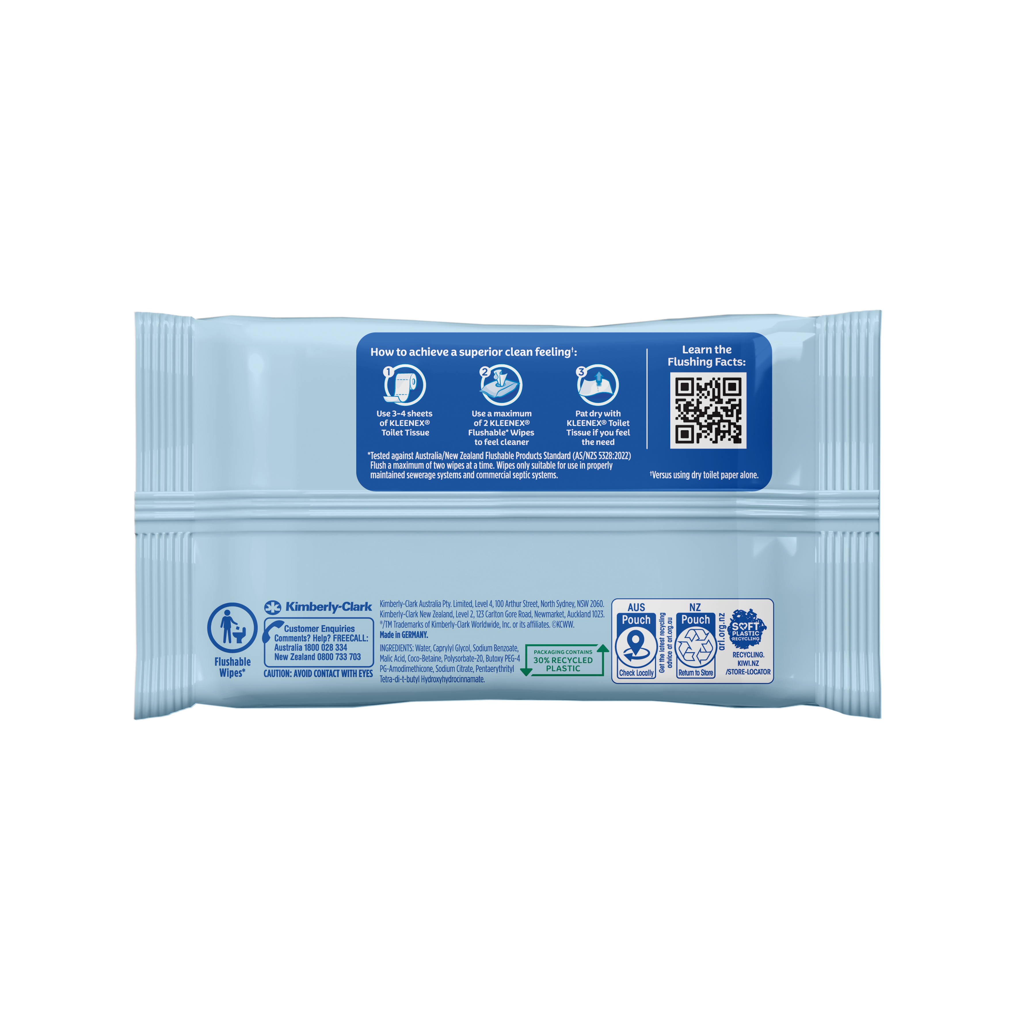 Kleenex Kleenex Flushable Wipes Fragrance Free