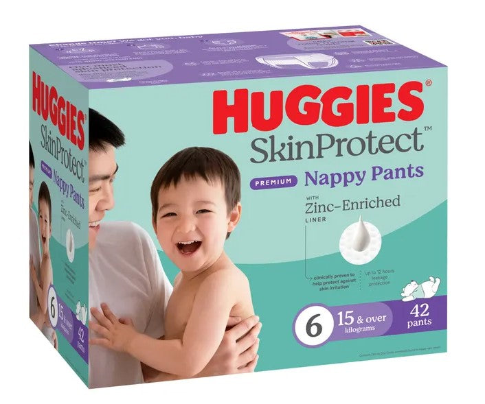 Huggies Nappy Pants Skin Protect Size 6