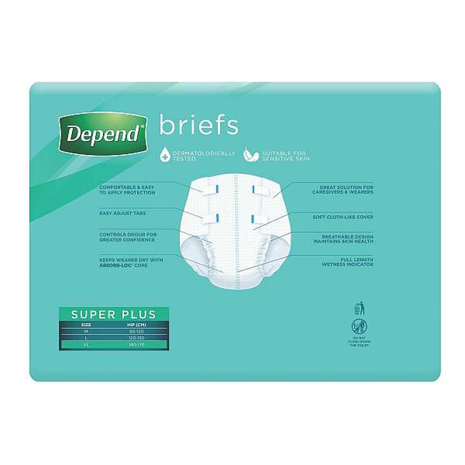 Depend Depend Brief Super Plus XLarge