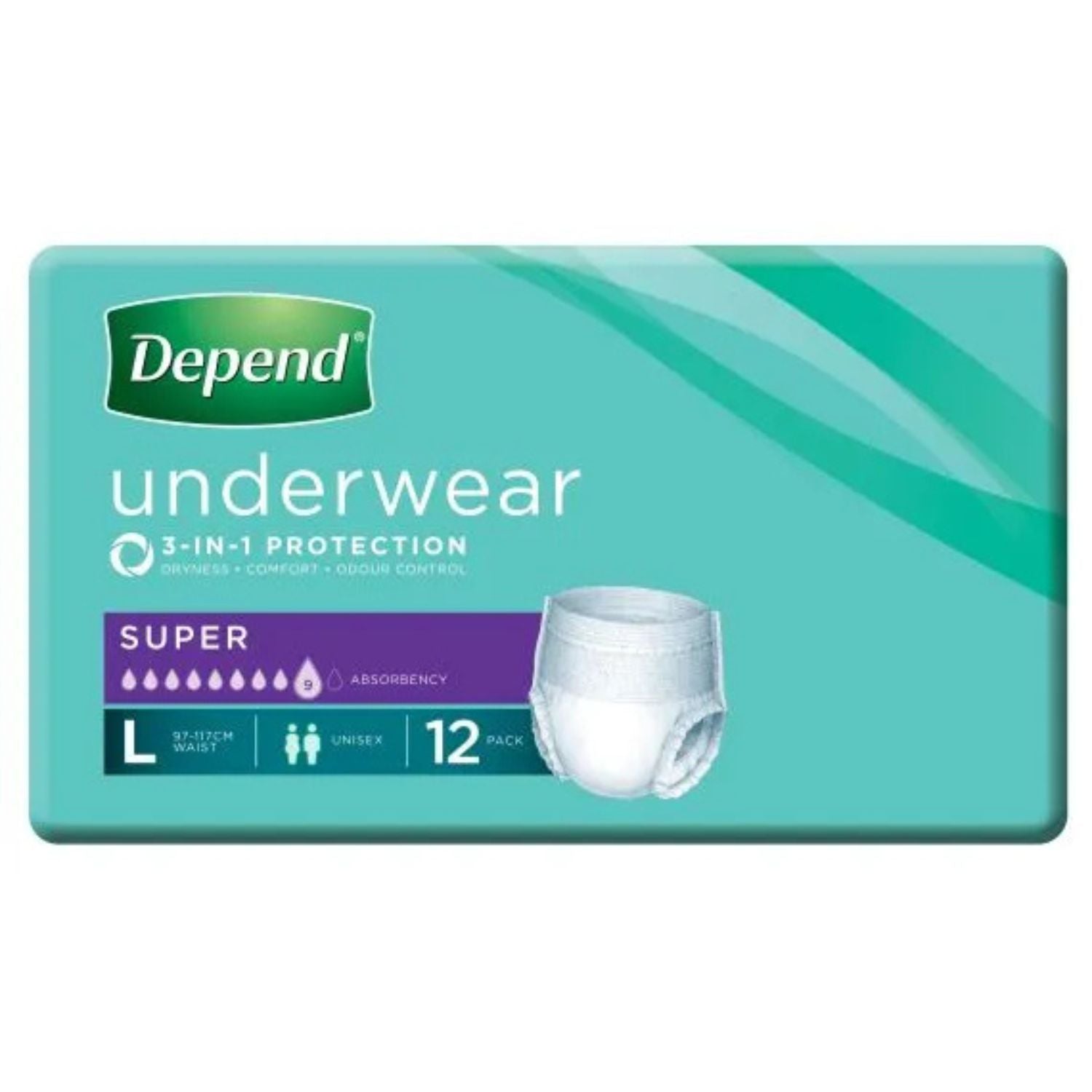 Depend Depend Super Unisex Underwear