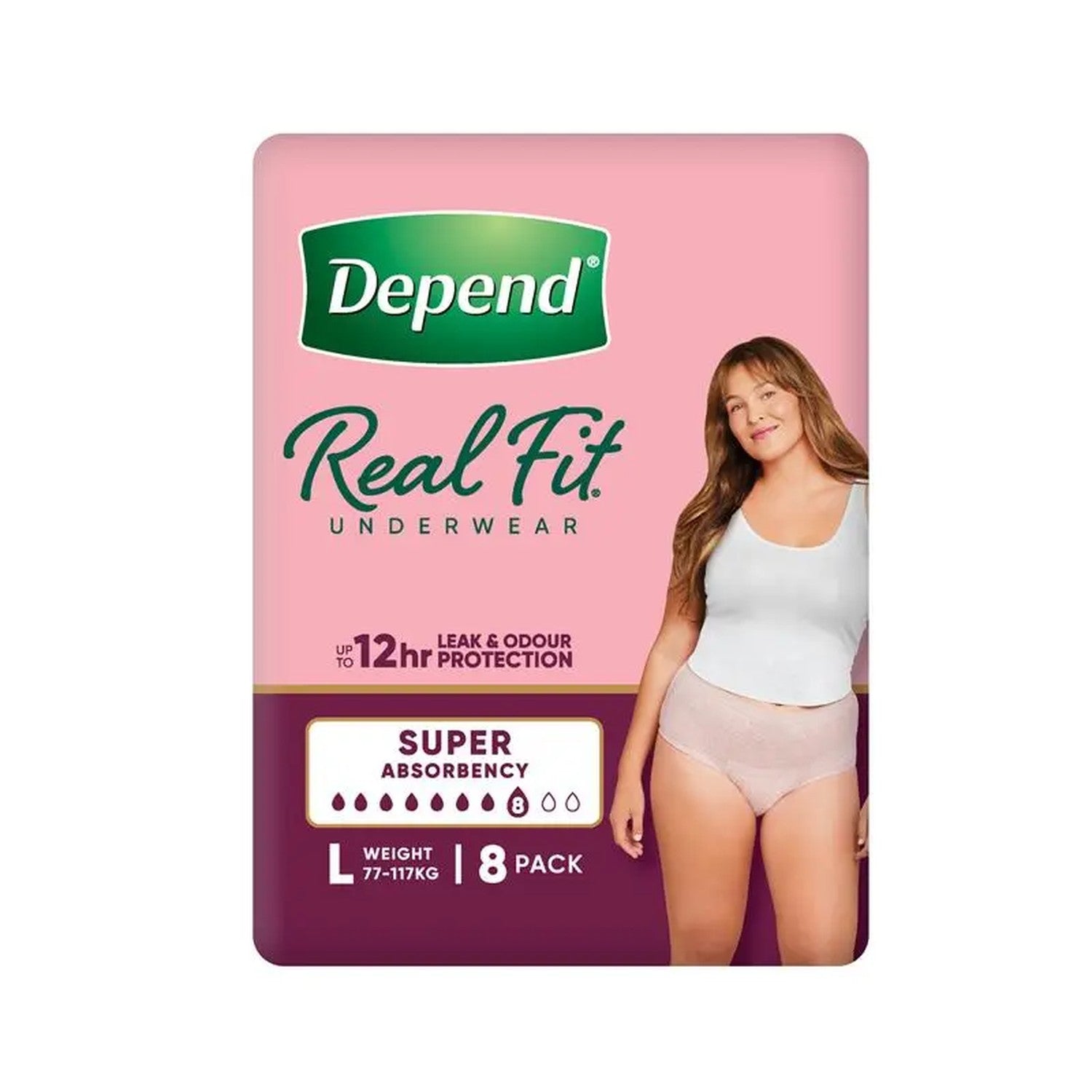 Depend Depend Real Fit for Women Super