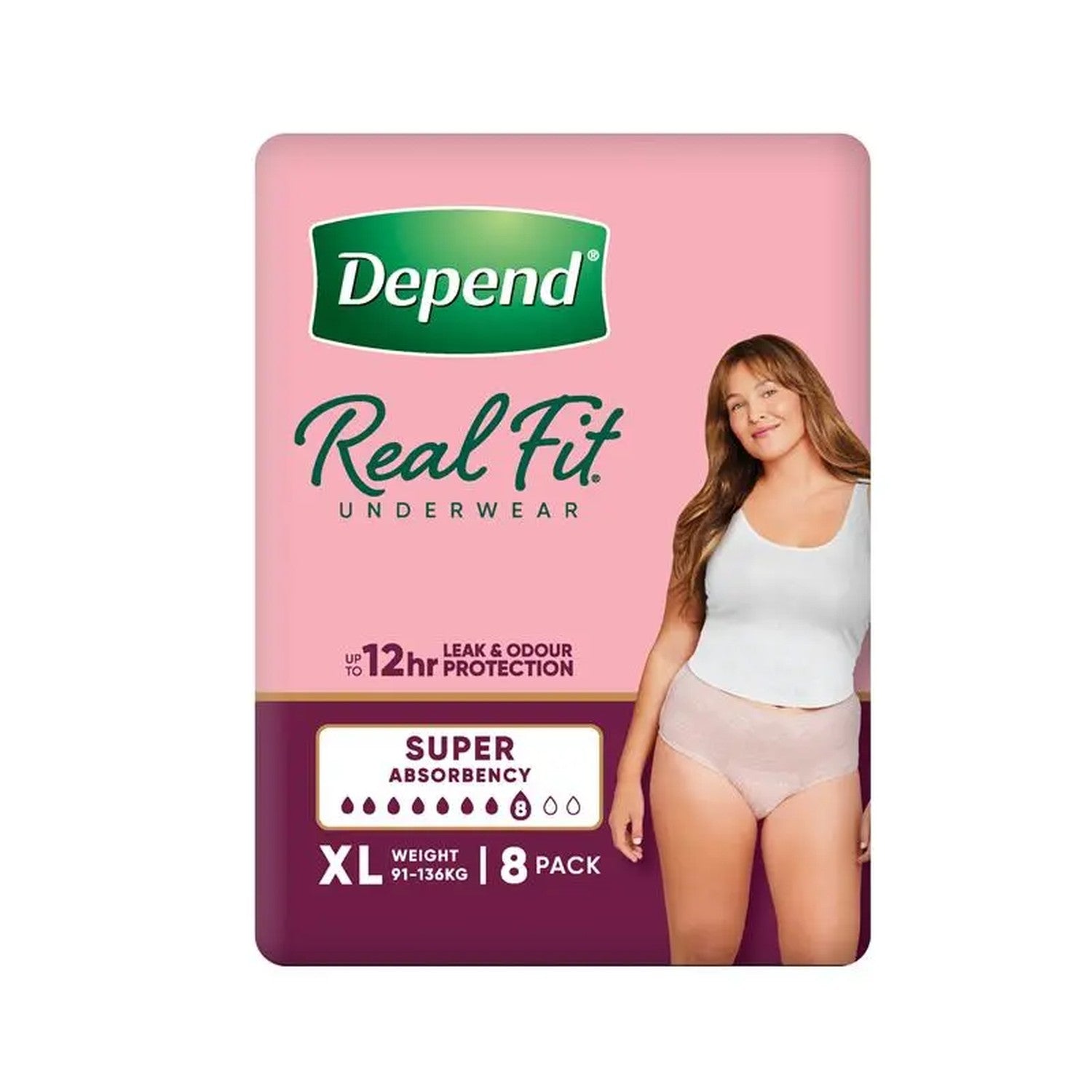 Depend Depend Real Fit for Women Super