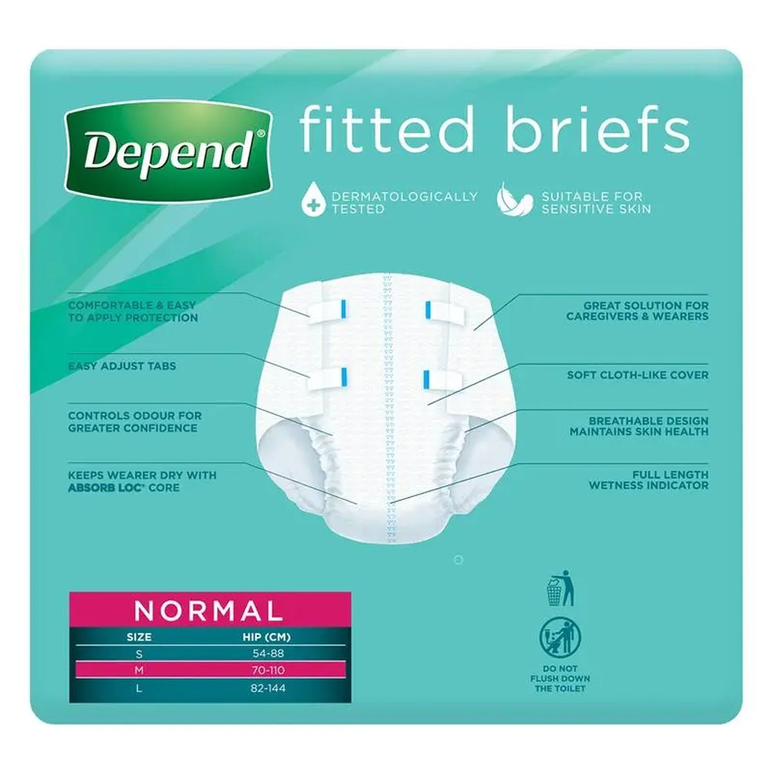 Depend Depend Brief Normal Medium