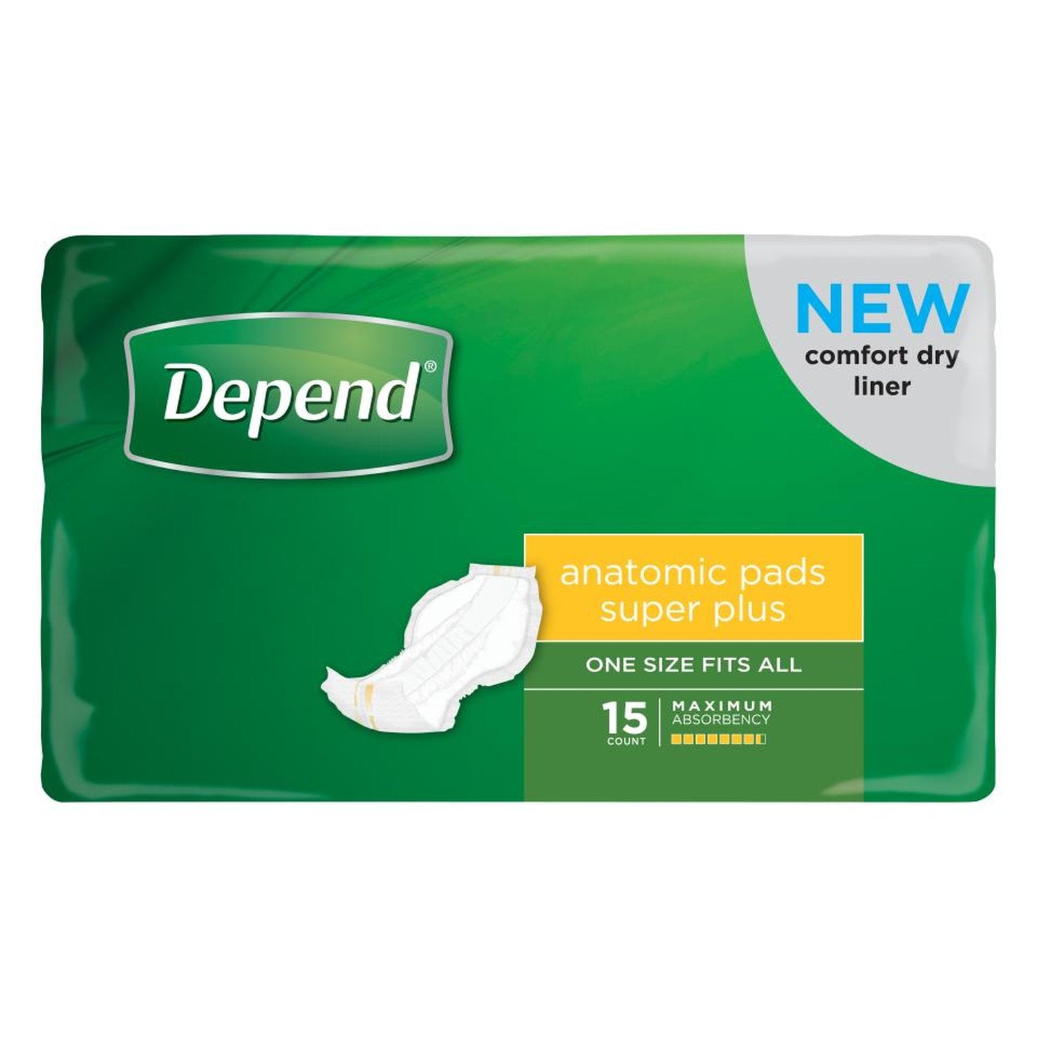 Depend Depend Anatomic Pad-Super Plus