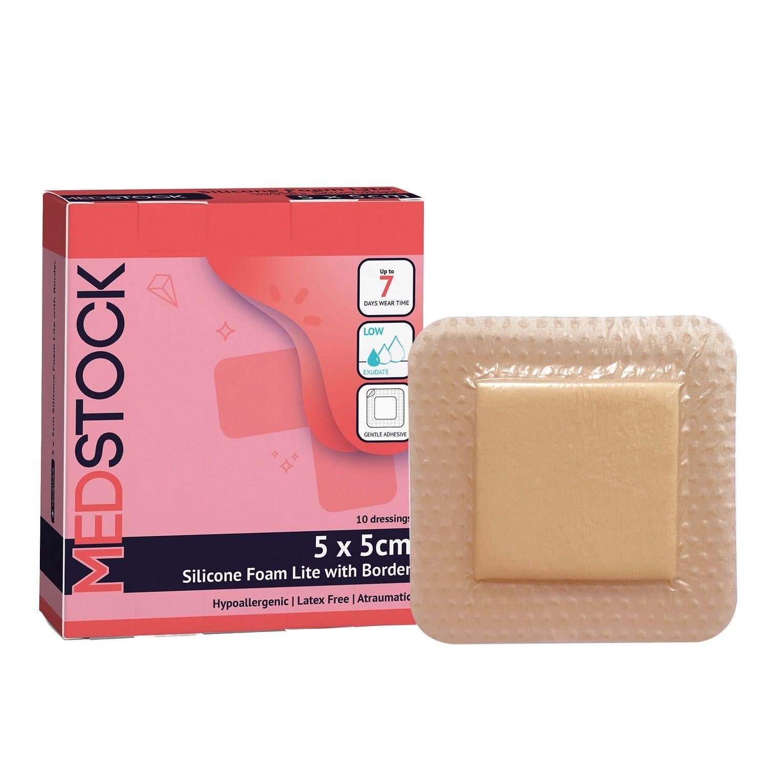Medstock Medstock Silicone Foam Border Lite