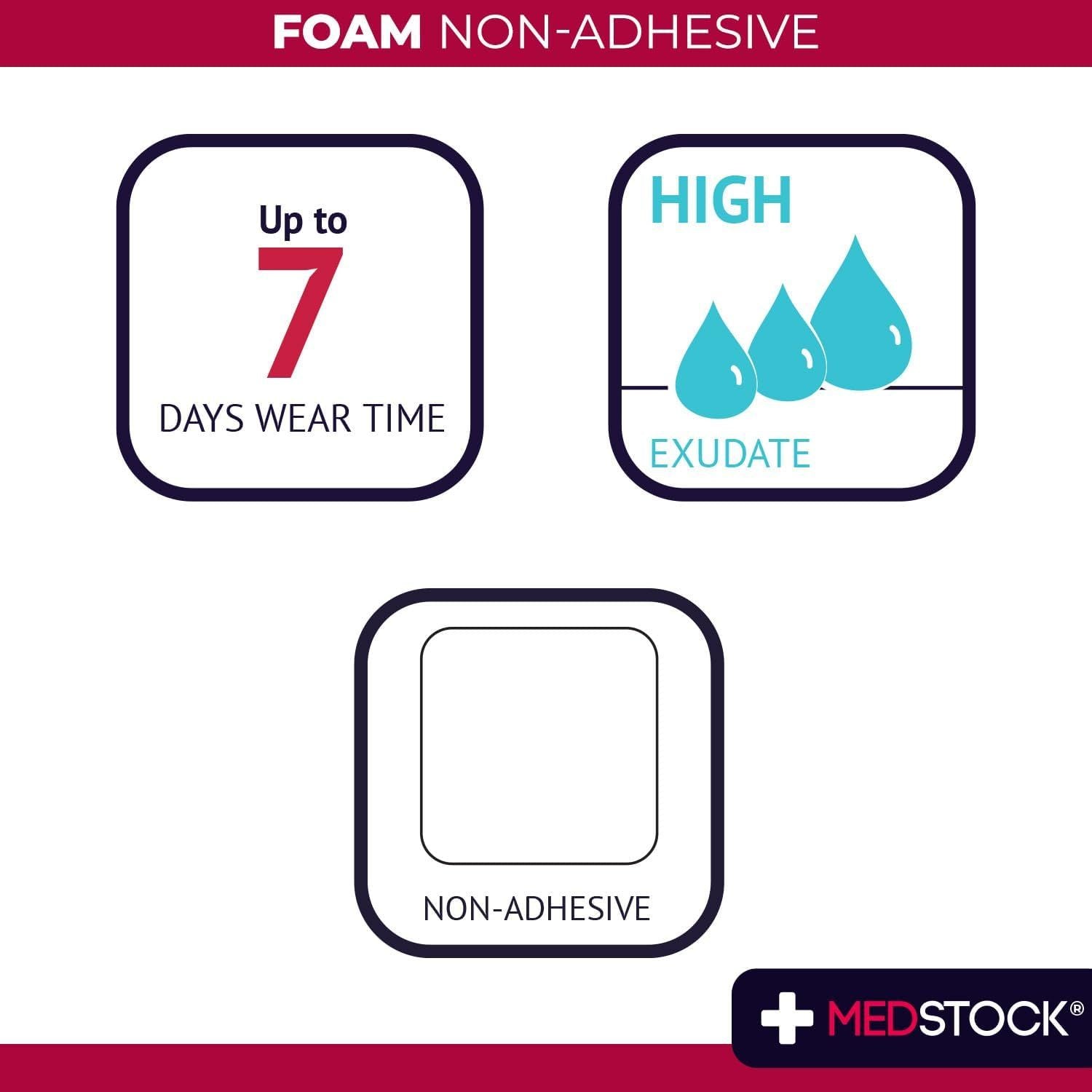 Medstock Medstock Foam Non Adh Trachy