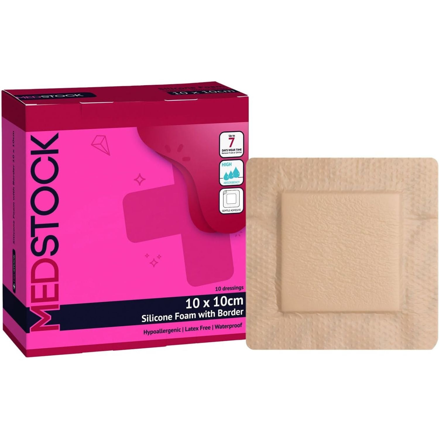 Medstock Medstock Silicone Foam Border