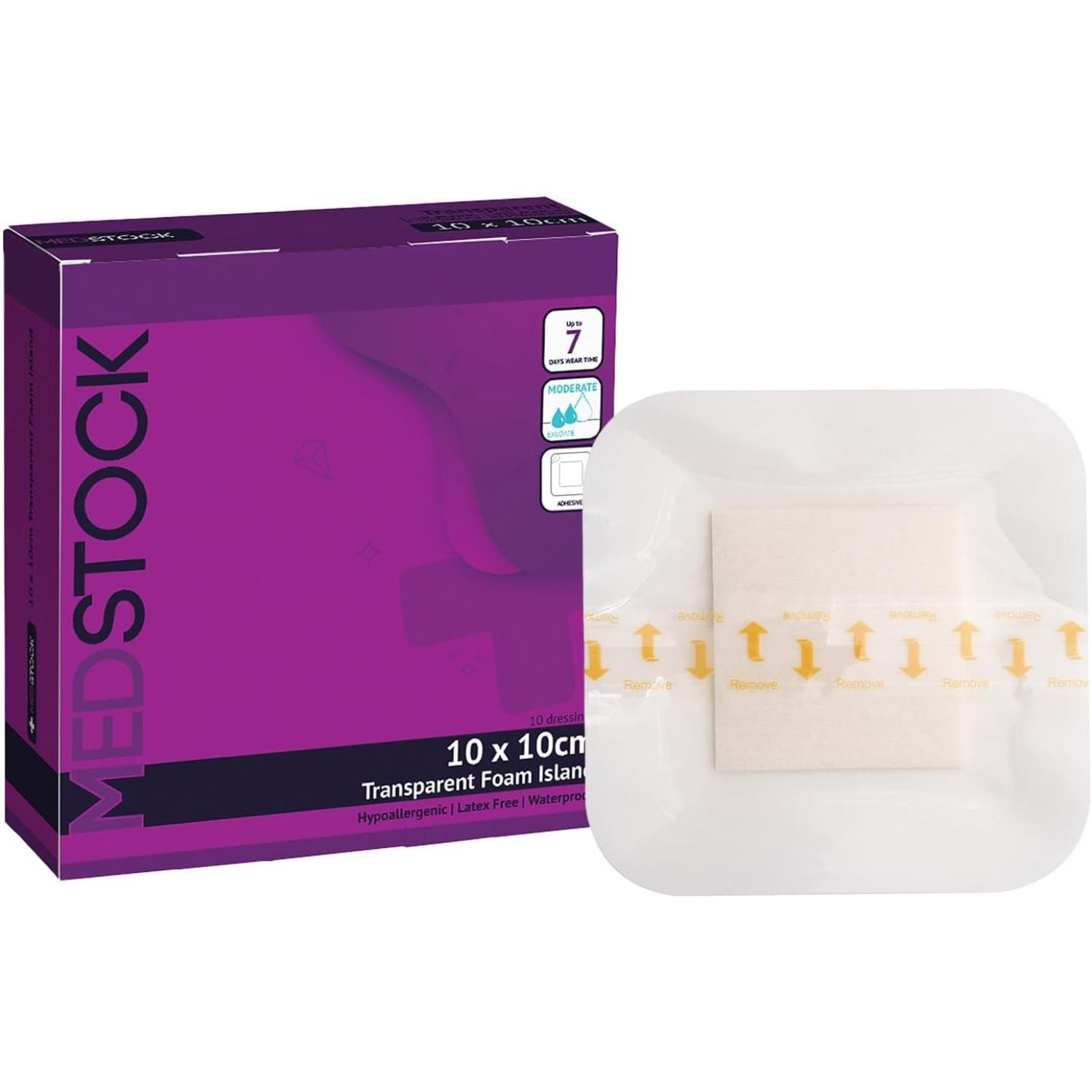 Medstock Medstock Transparent Foam Island