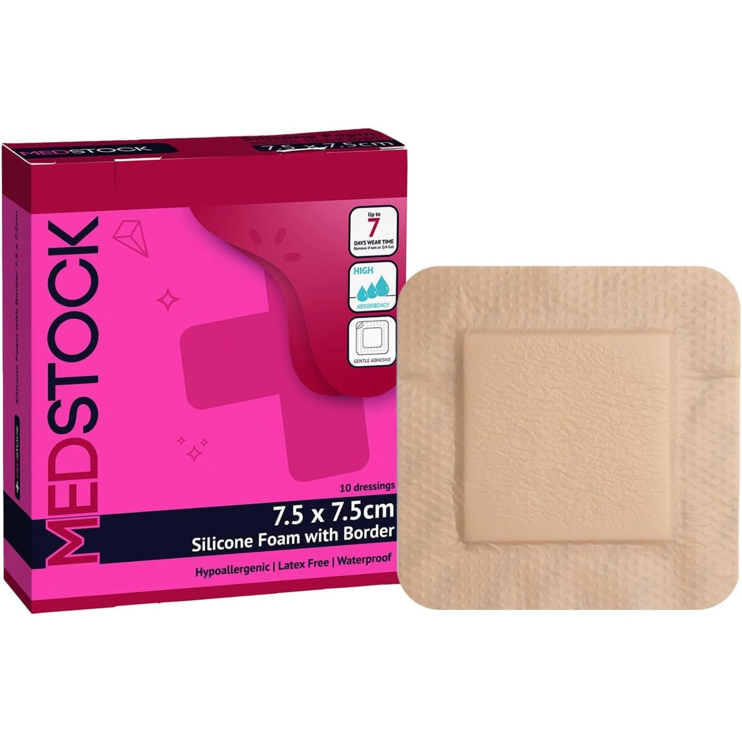 Medstock Medstock Silicone Foam Border