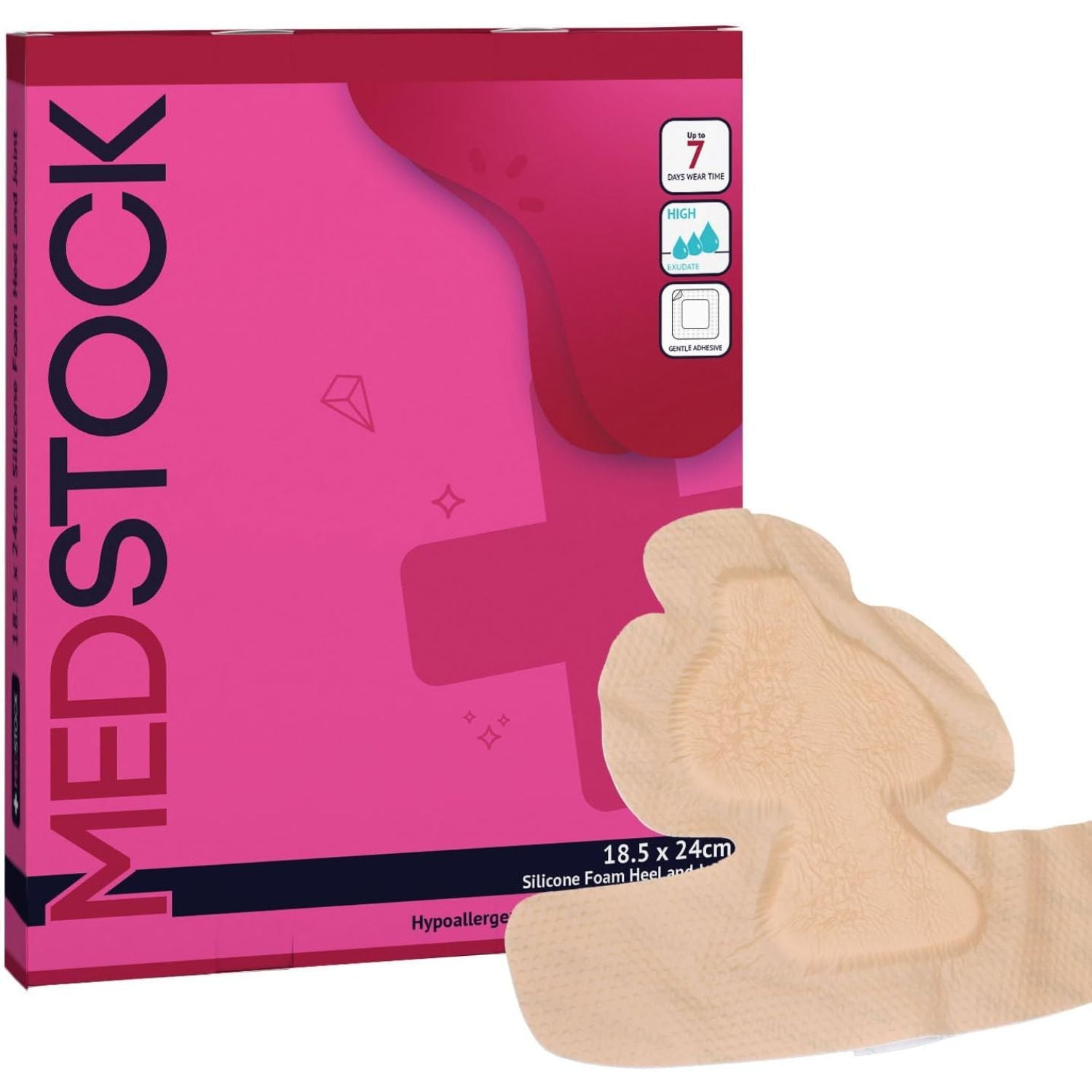Medstock Medstock Silicone Foam Border Heel