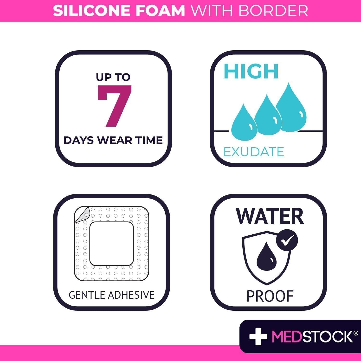 Medstock Medstock Silicone Foam Border Heel