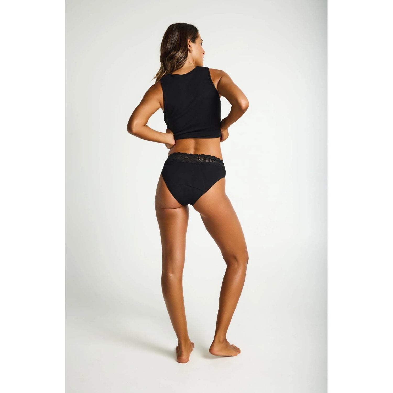 Modibodi Modibodi Sensual Hi Waist Bikini Moderate-Heavy