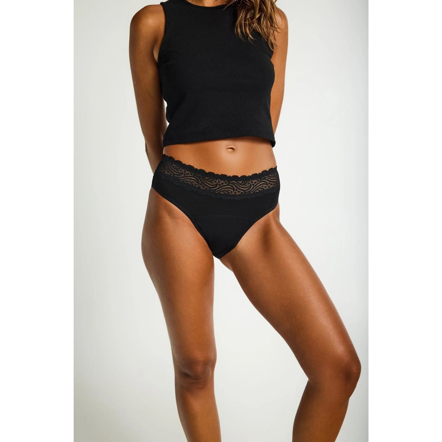 Modibodi Modibodi Sensual Hi Waist Bikini Moderate-Heavy