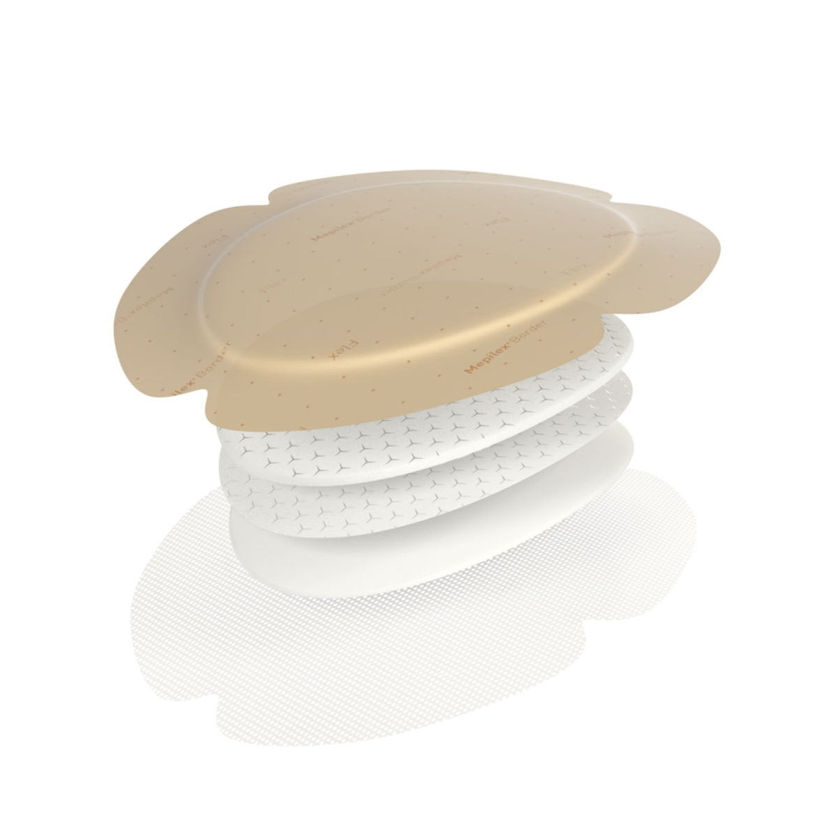 Molnlycke MEPILEX BORDER FLEX OVAL 13x16cm