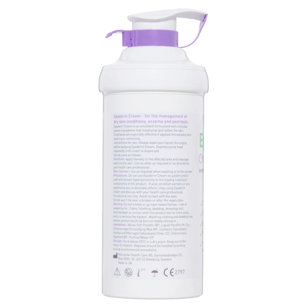 Molnlycke EPADERM CREAM 500gm