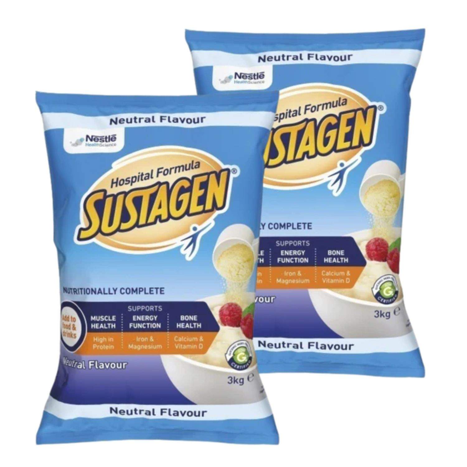 Nestle Nestle Sustagen Hospital Formula Active - Neutral 3kg Bag