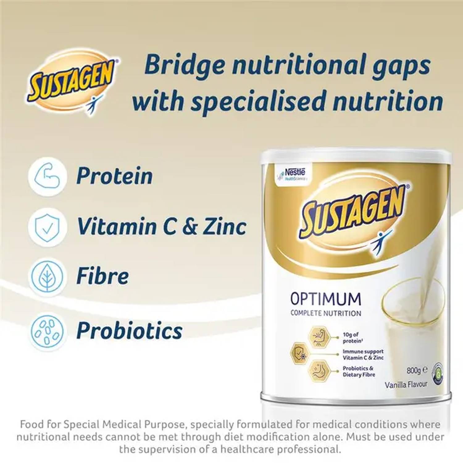 Nestle Nestle Sustagen Optimum 800g