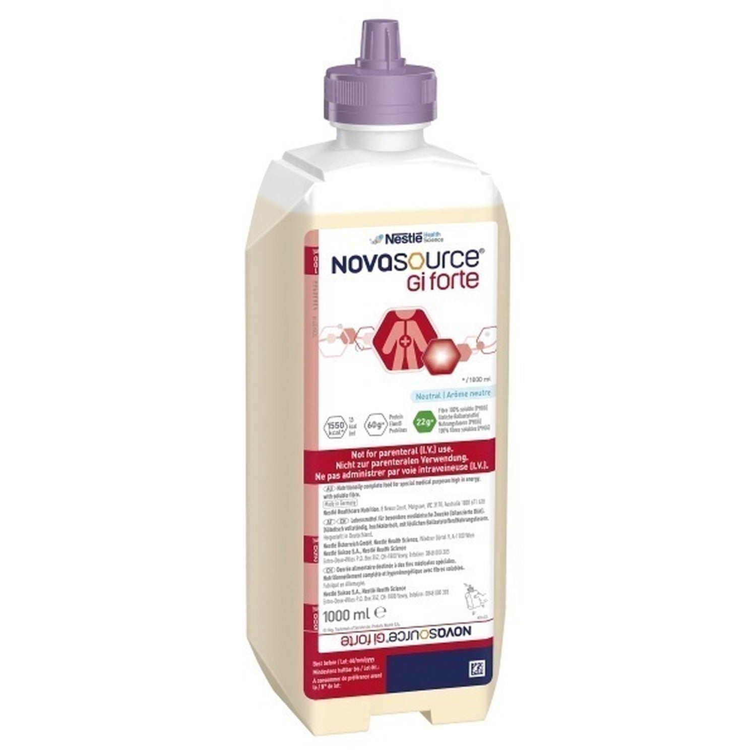 Nestle Nestle Novasource GI Forte SmartFlex - Neutral 1000mL RTH Bottle