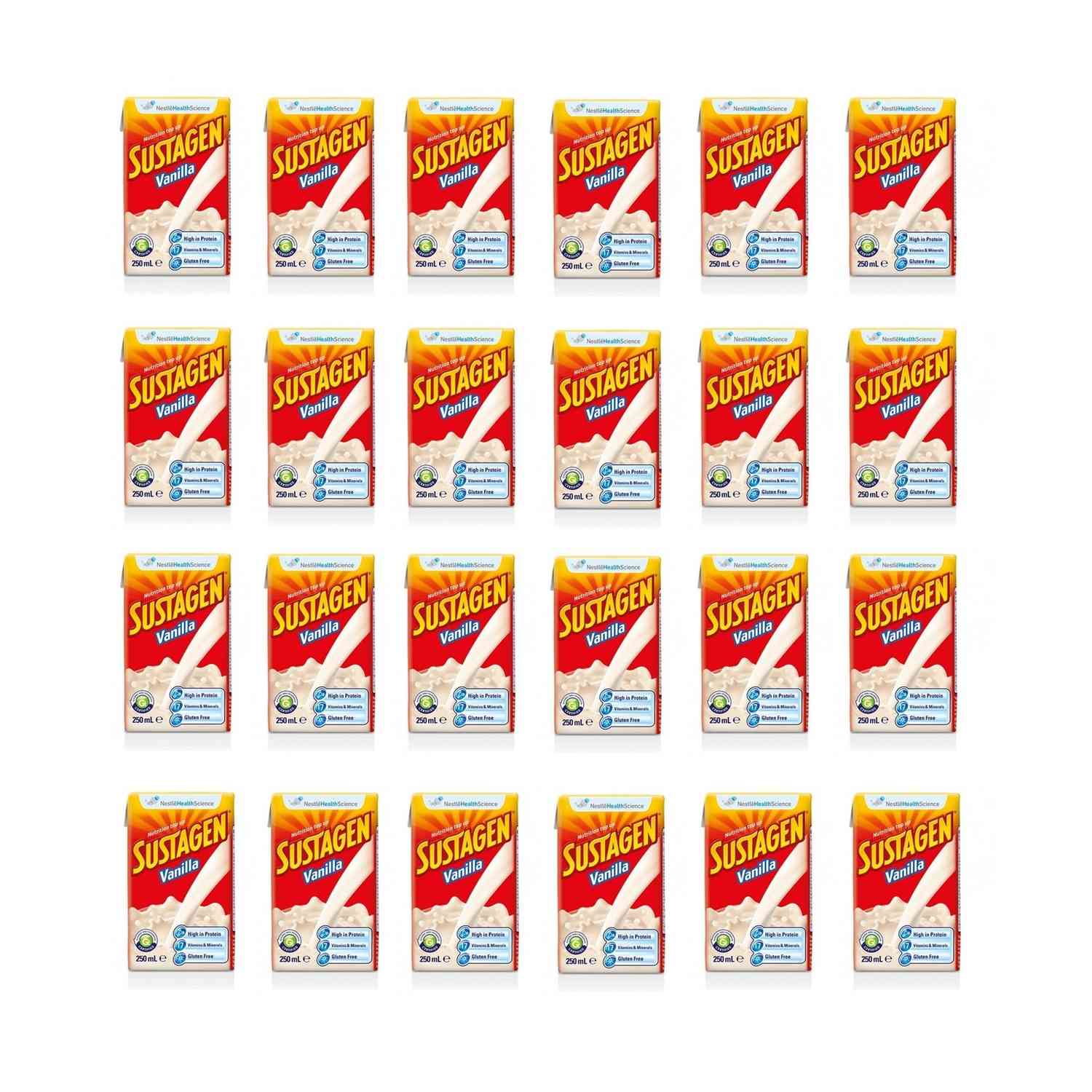 Sustagen Nestle Sustagen Liquid Vanilla Ready To Drink 250ml