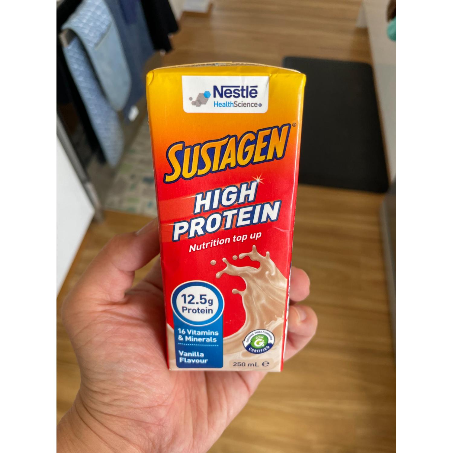 Sustagen Nestle Sustagen Liquid Vanilla Ready To Drink 250ml