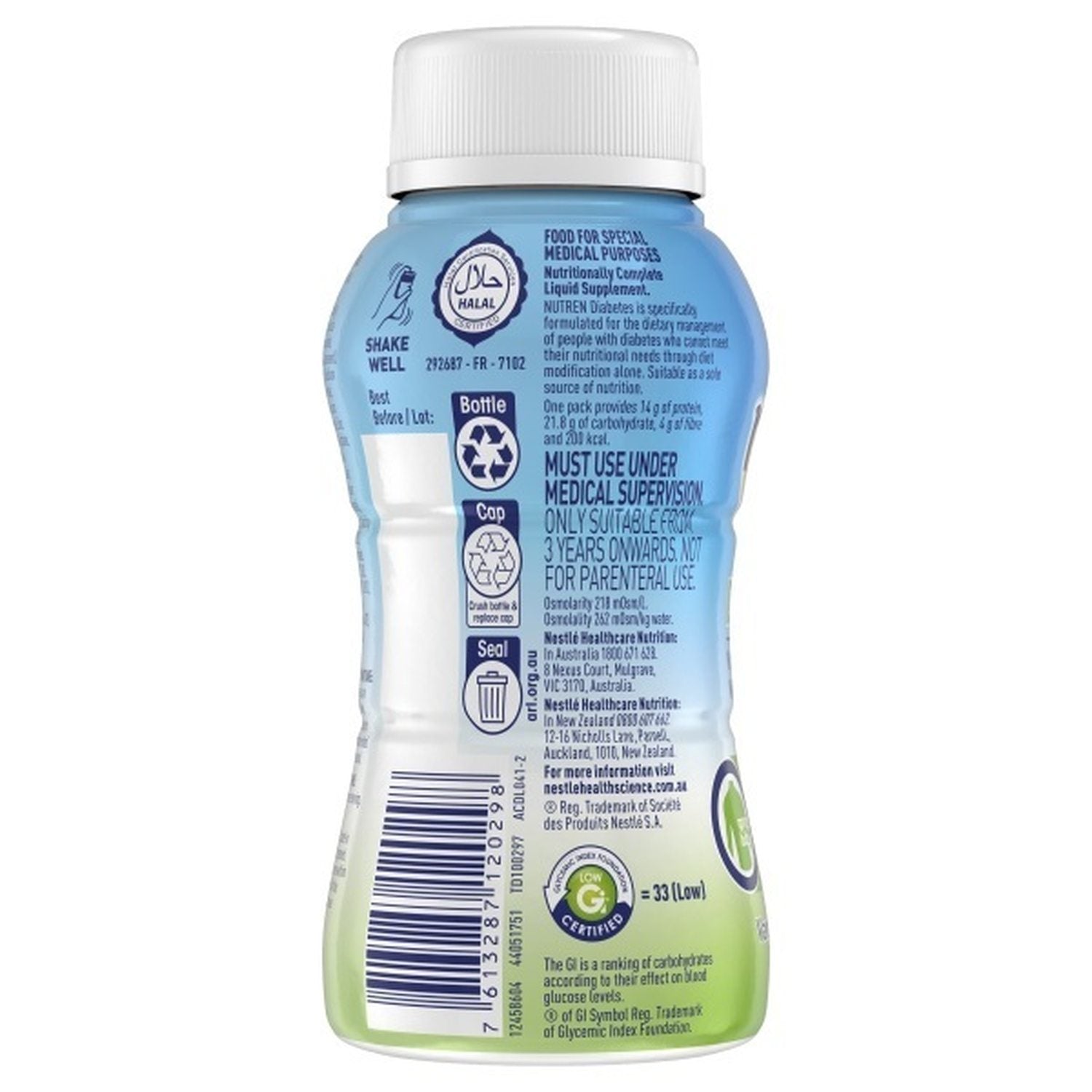 Nestle Health Science Nestle Healthscience Nutren Diabetes Vanilla 200ml