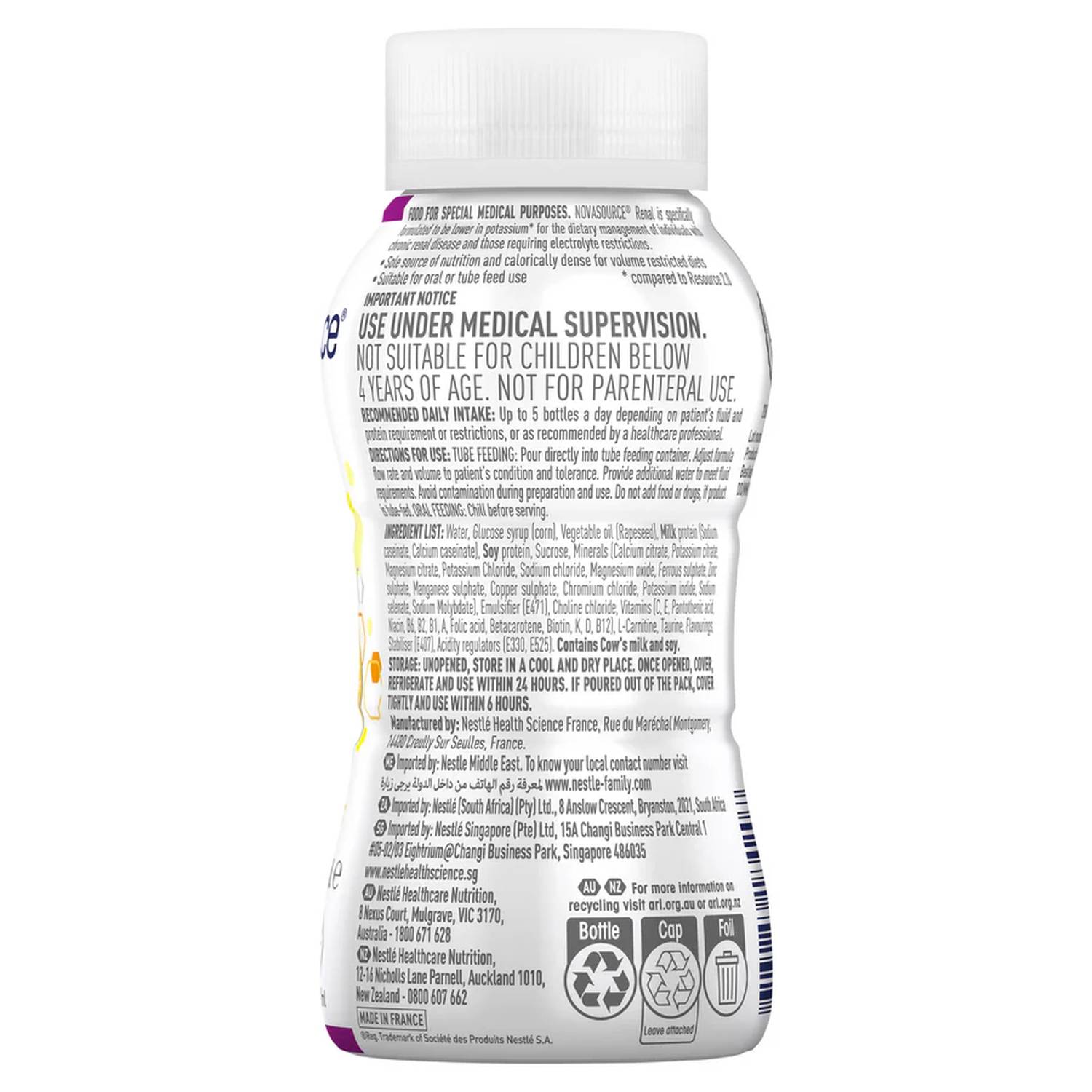Novasource Nestle Novasource Novasource Renal 200ml