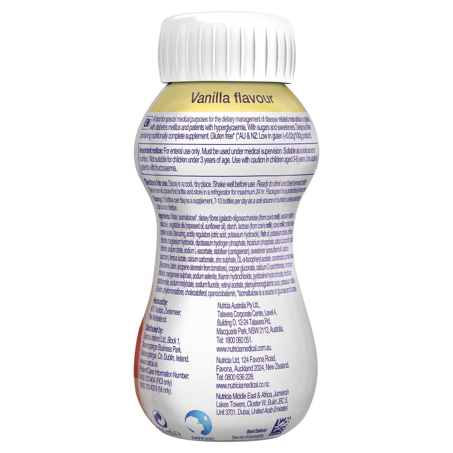 Nutricia Nutricia Diasip - Vanilla 200mL