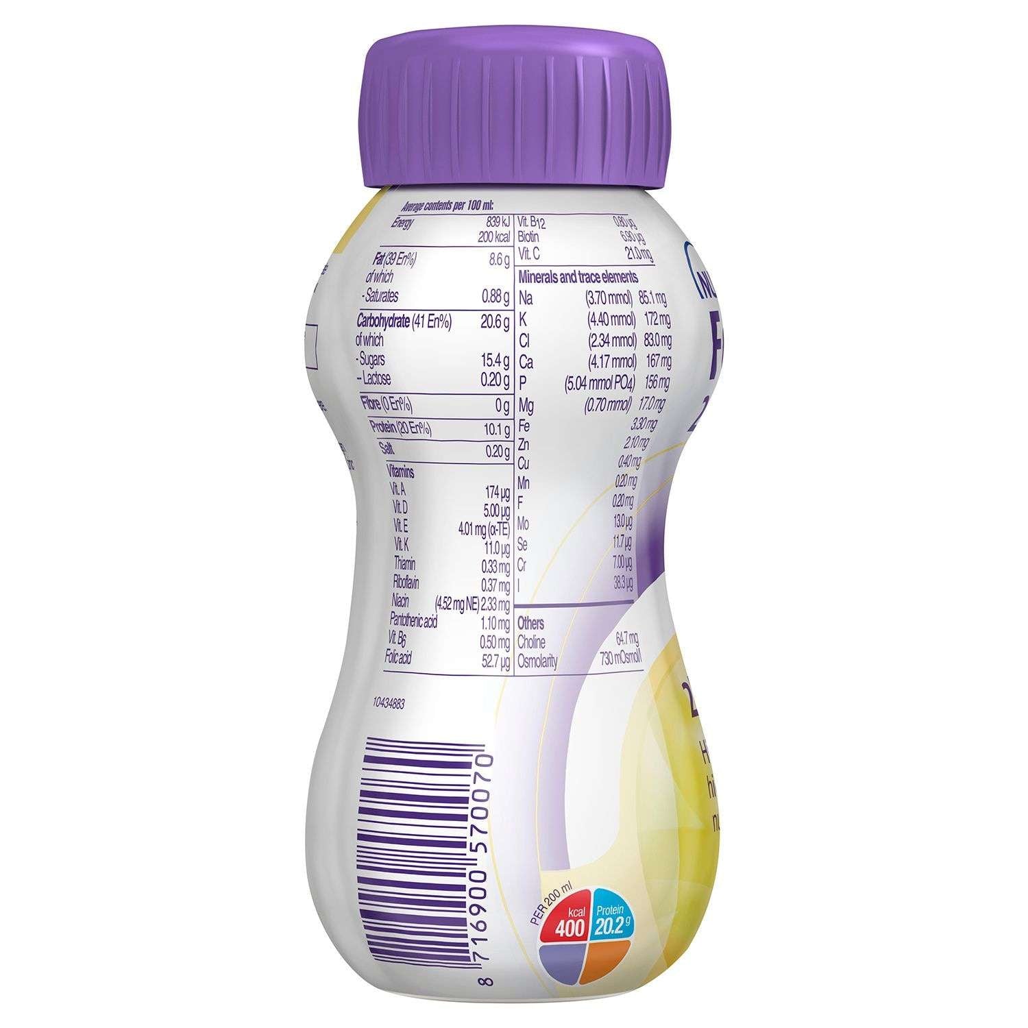 Nutricia Nutricia Fortisip 2kcal - Vanilla 200mL