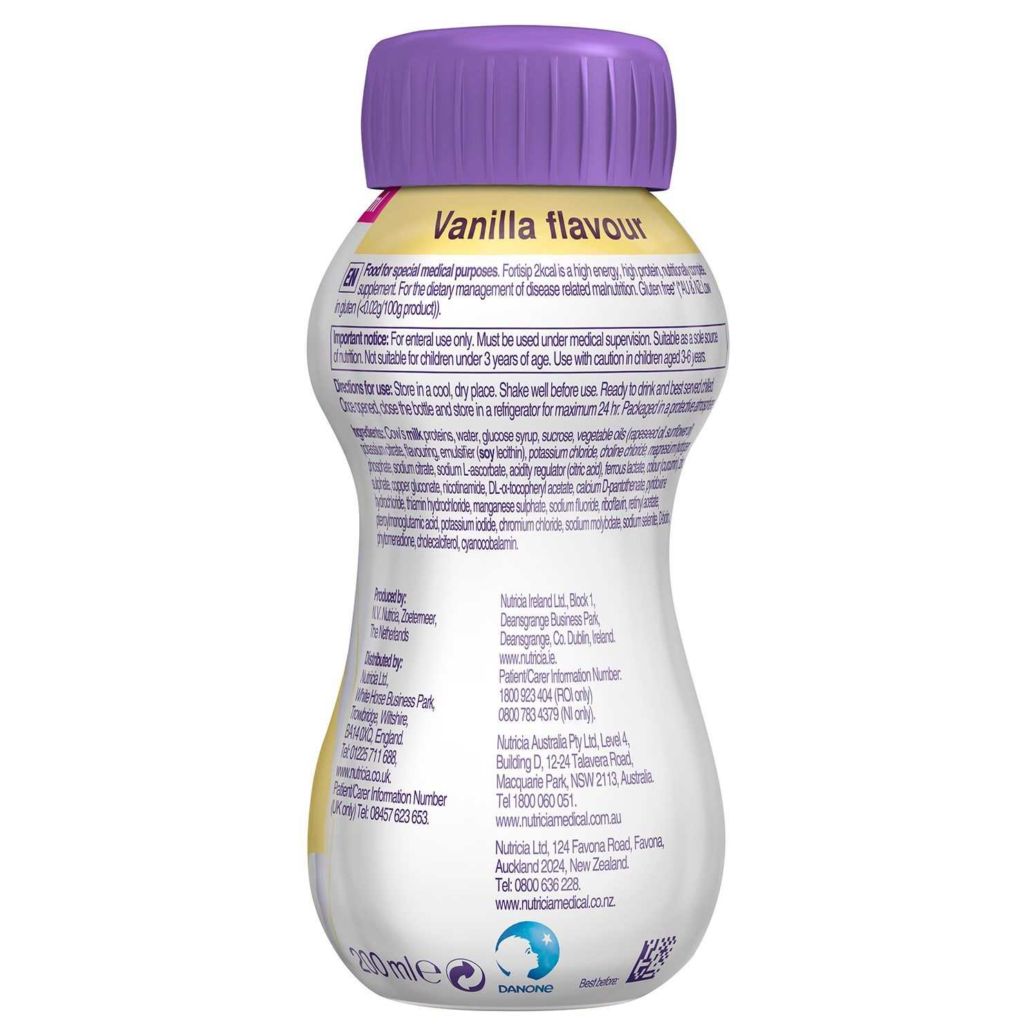 Nutricia Nutricia Fortisip 2kcal - Vanilla 200mL