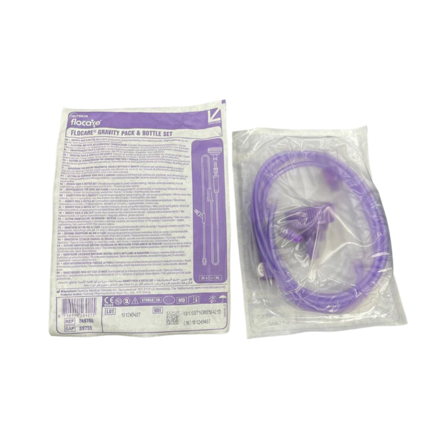 Nutricia Nutricia Flocare Bottle & Pack Gravity Set - Y port