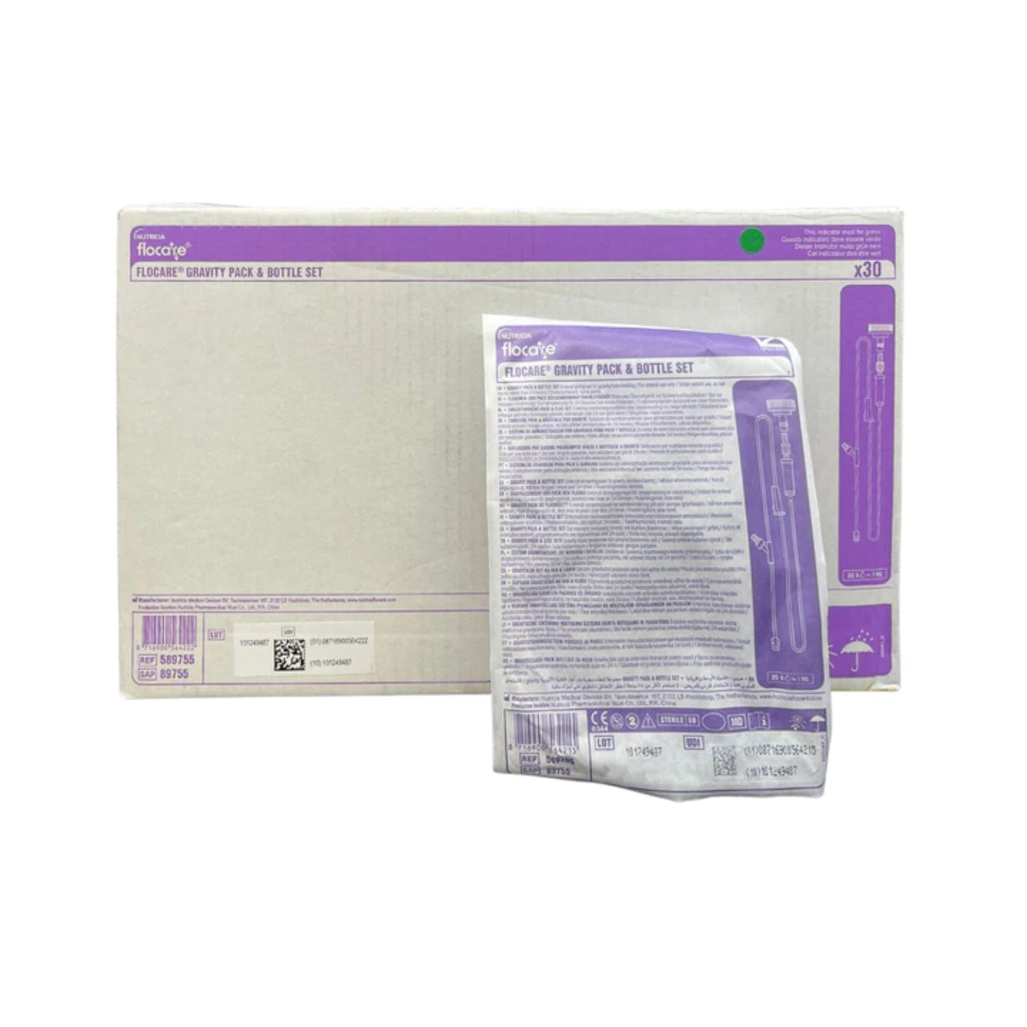 Nutricia Nutricia Flocare Bottle & Pack Gravity Set - Y port