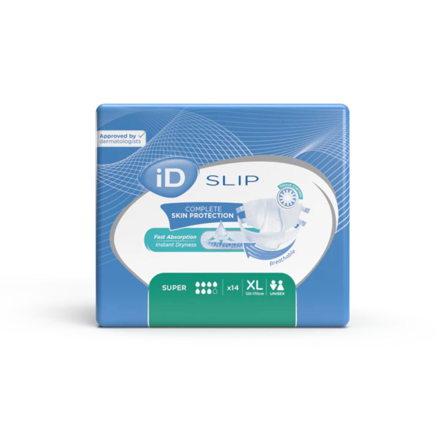 Ontex Ontex iD Slip Super XL (120-170cm) 3800ml