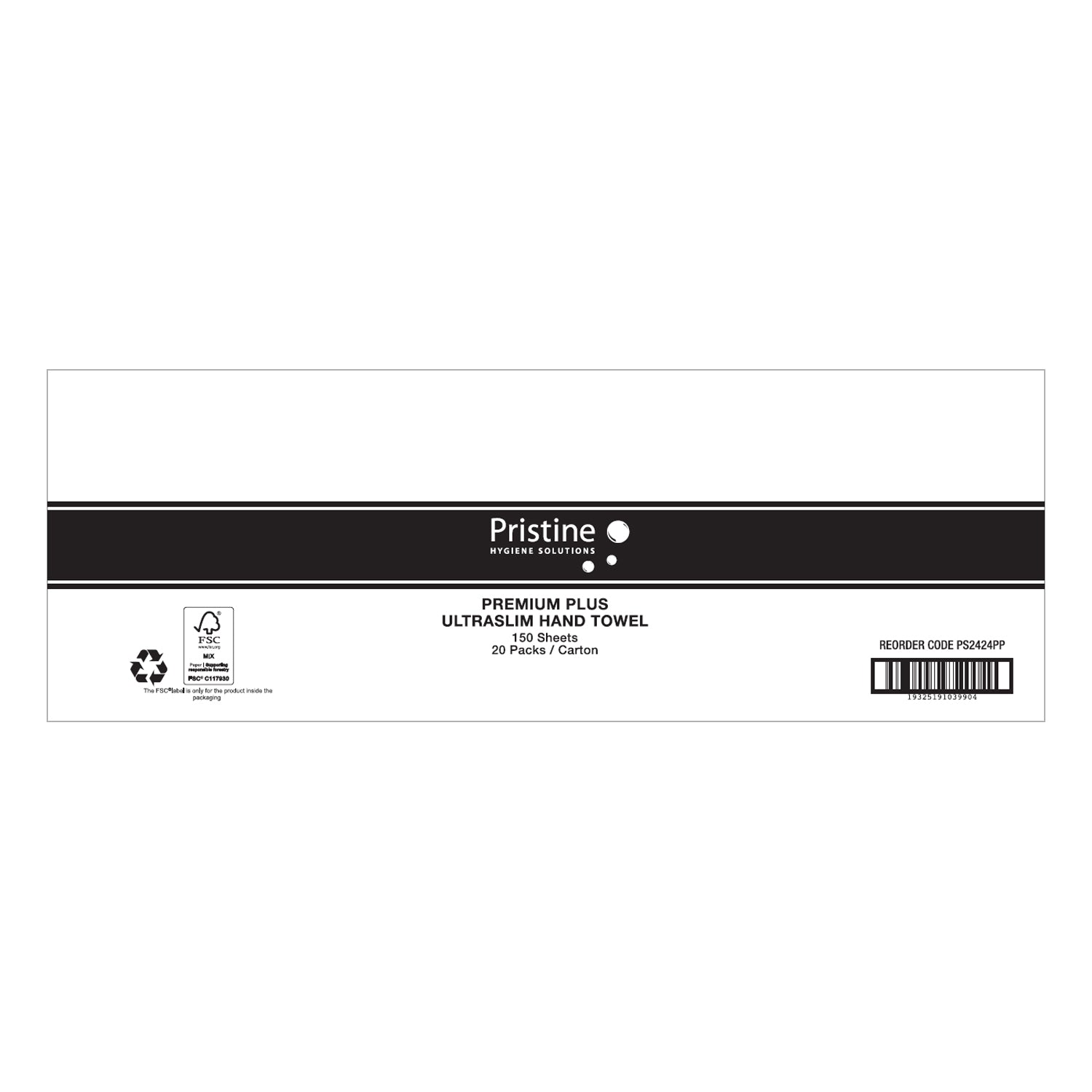 Pristine Pristine Premium Plus Ultraslim Hand Towel