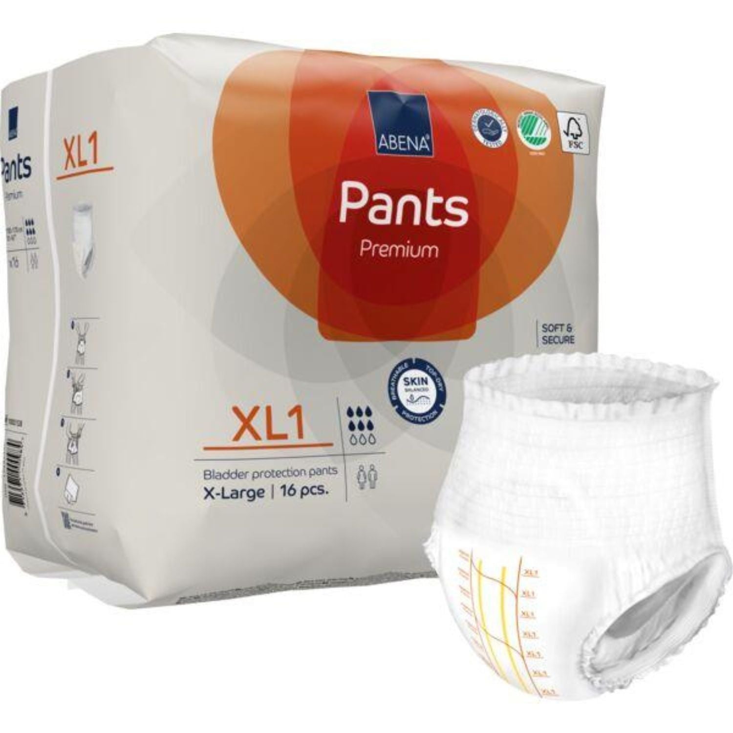 Abena Abena Pants XL1 Org 1400mL 130-170cm