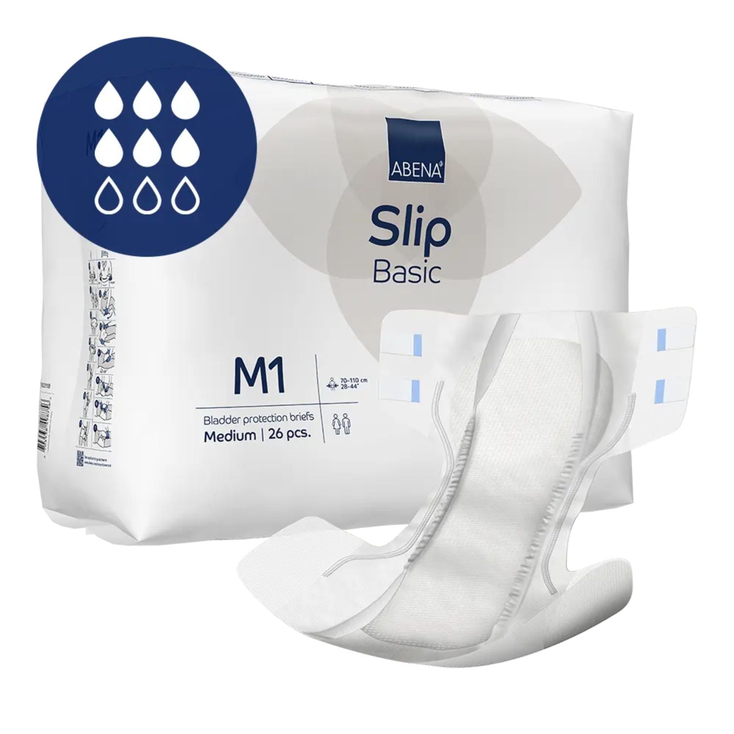 Abena Abena Slip Basic M1 Blue 1800ml