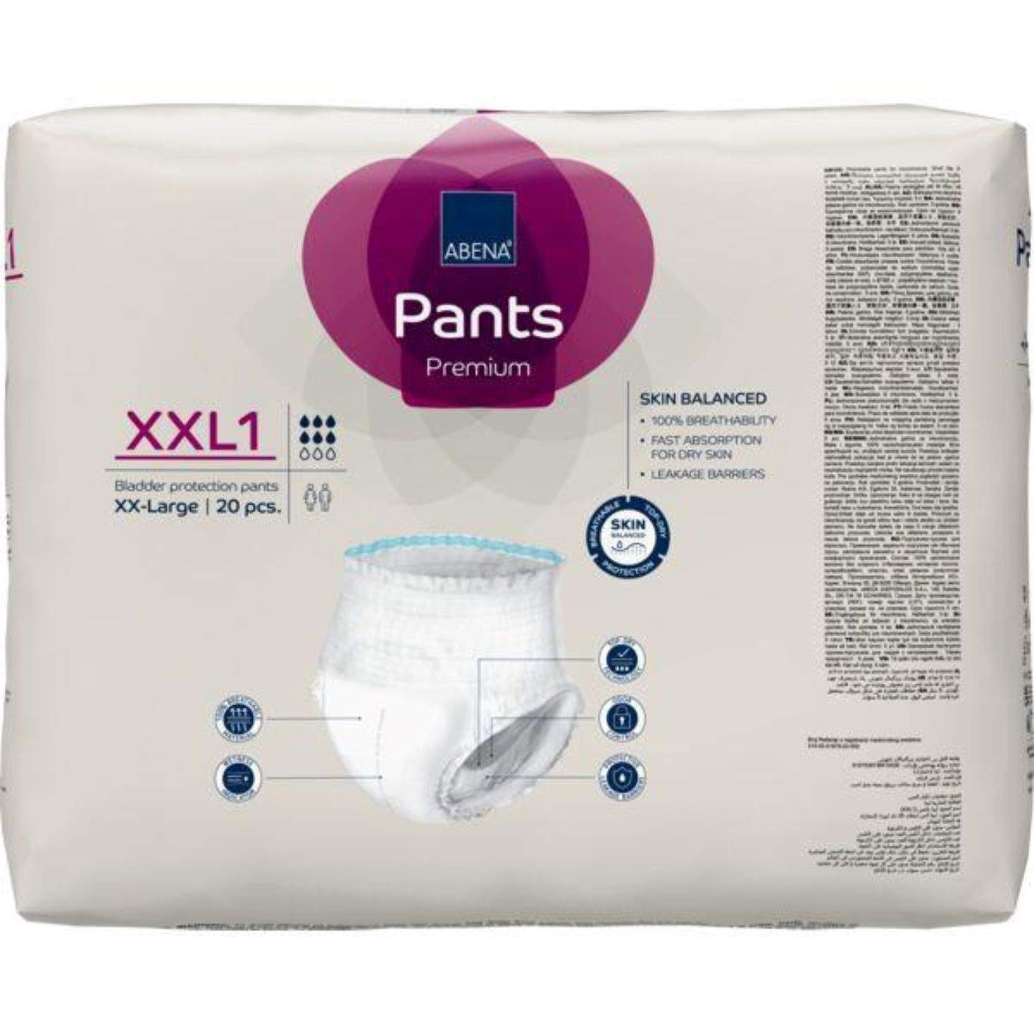 Abena Abena Pants Premium Purple 1600mL XXL1