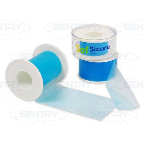Sentry Medical Sentry SOFSICURE TAPE SILICONE 2.5cm x 5m NON ST Each
