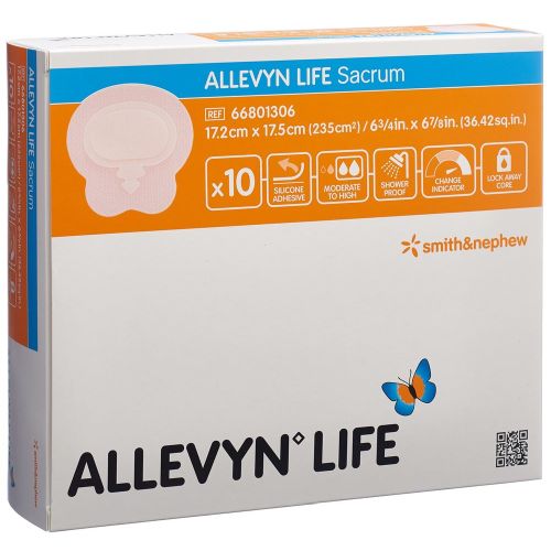 Smith+Nephew ALLEVYN LIFE SACRUM 17.2x17.5cm (10)