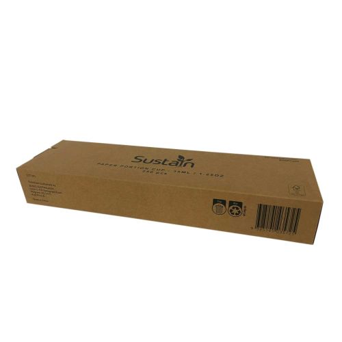 Sustain Sustain Paper Portion Cup Pleated White 35mL
