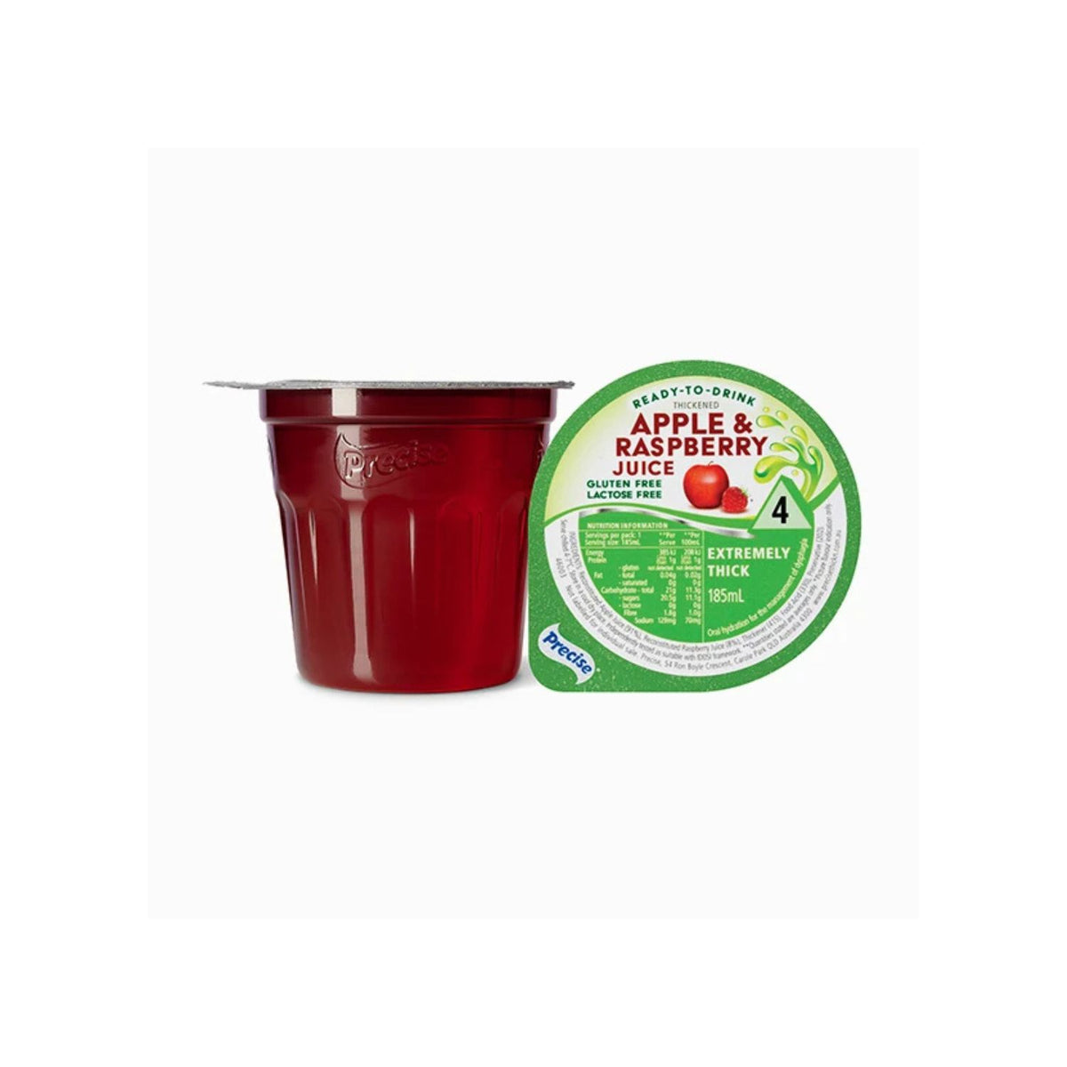 Precise Precise Ready To Drink Apple & Raspberry Juice 185ml