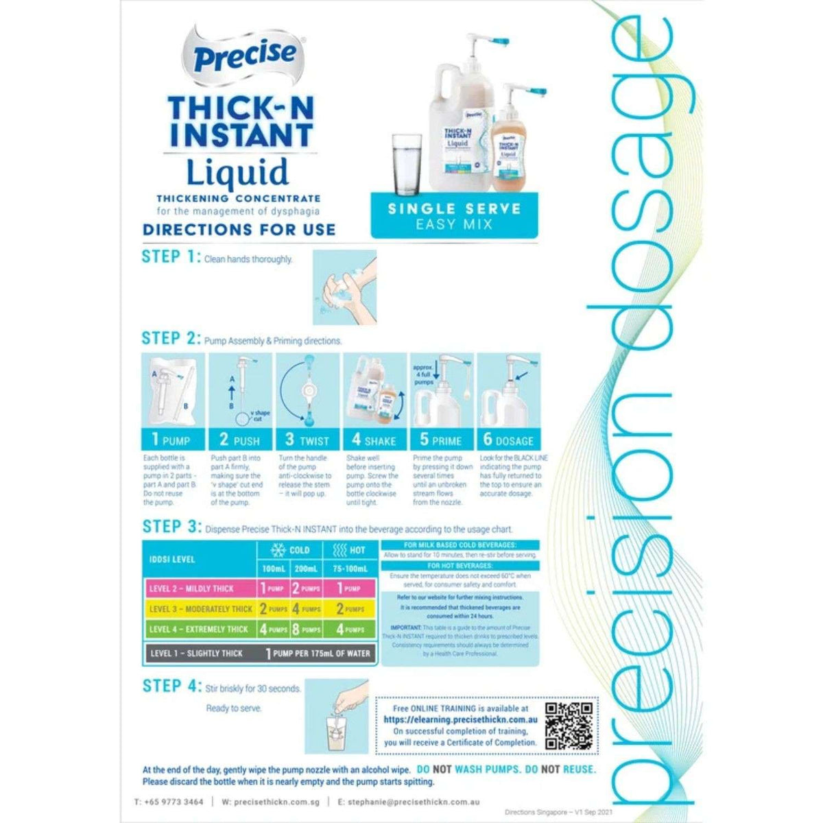 Precise Precise Thick-N Instant Single Serve 500ml