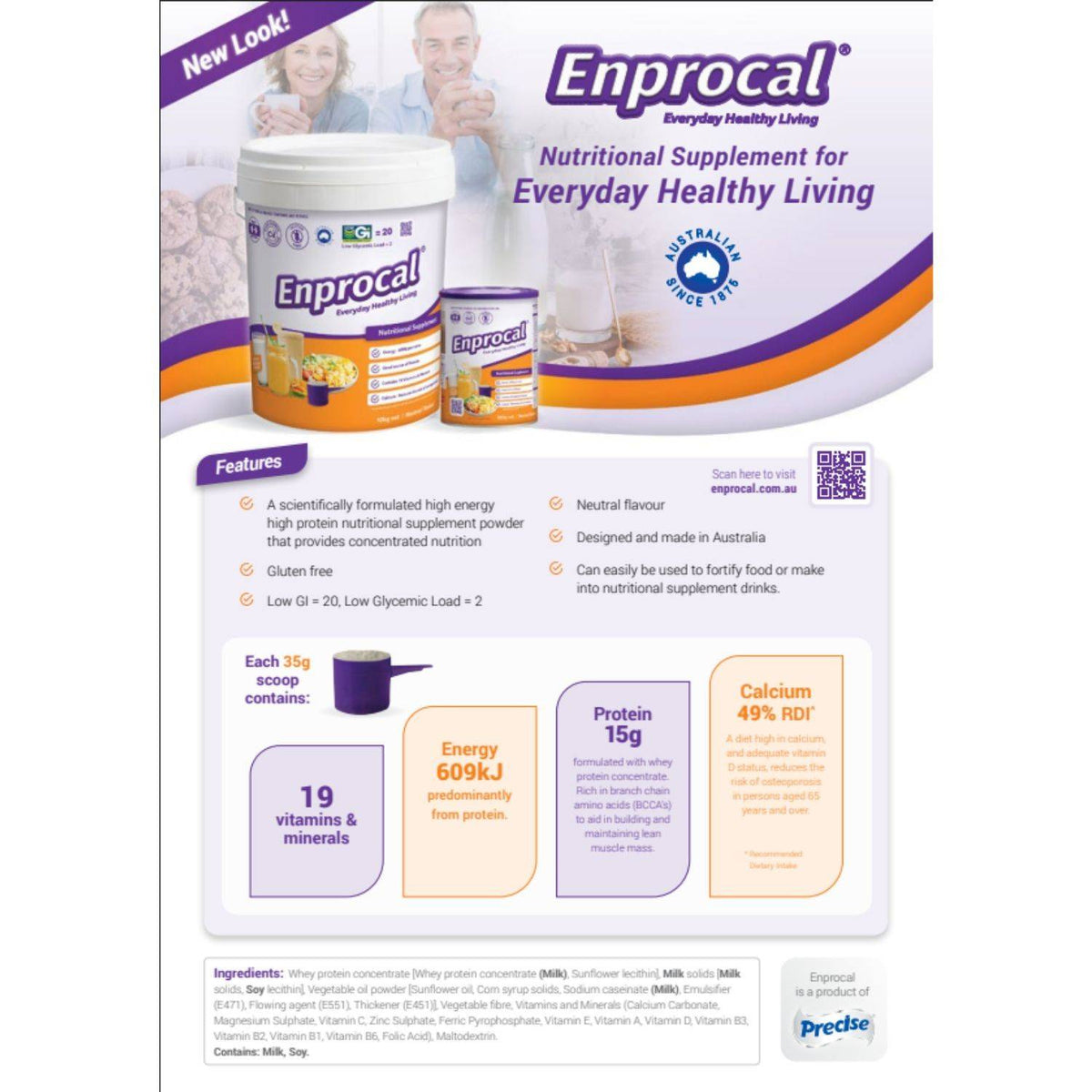 Precise Precise Enprocal Nutritional Supplement 10kg
