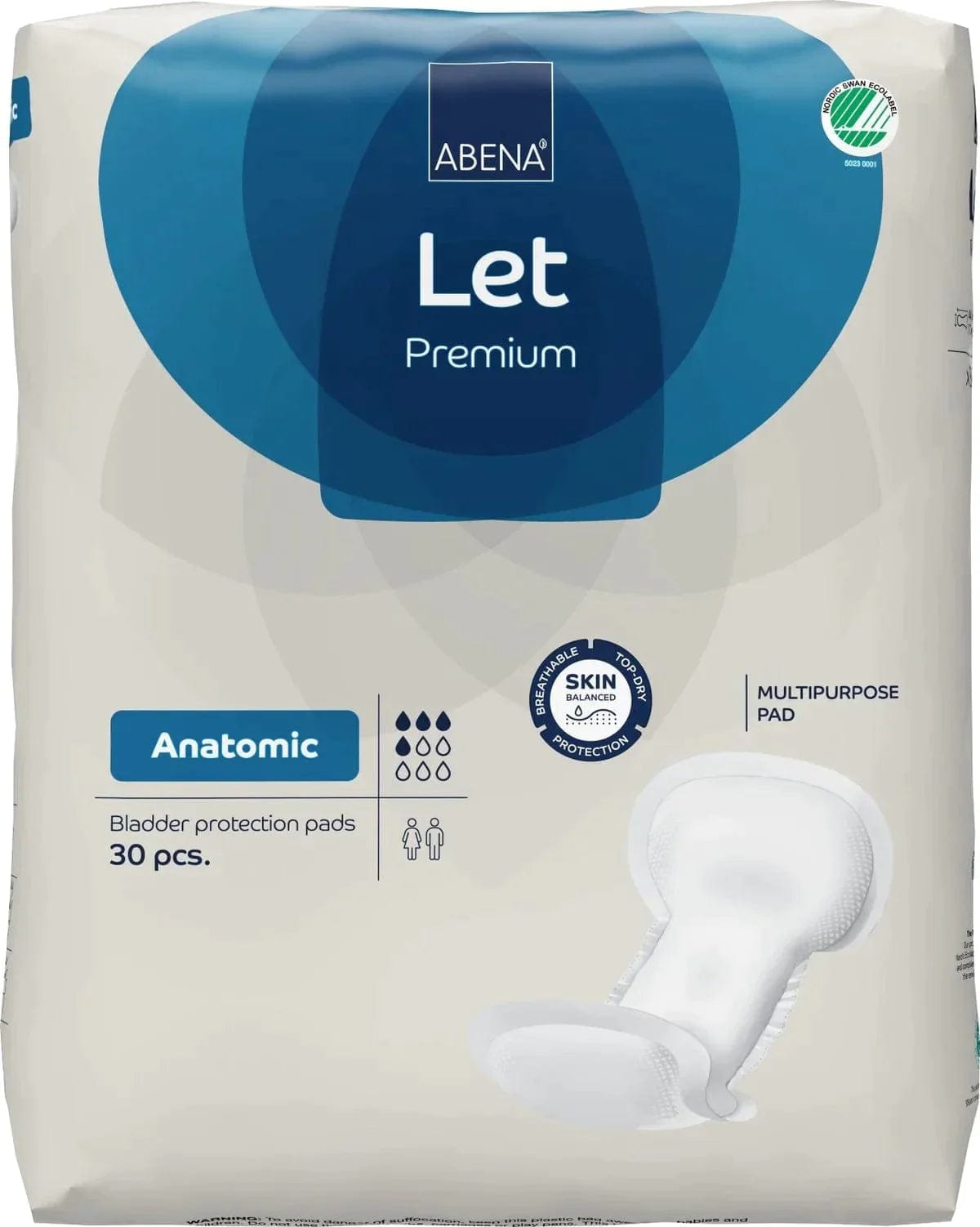 Abena Carton of 270 Abena Let Anatomic Booster Pad SA1000021345__CT