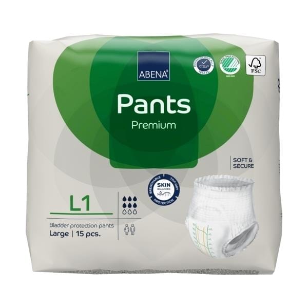 Abena Packet of 15 Abena Pants L1 - Large Plus SA1000021325__PK