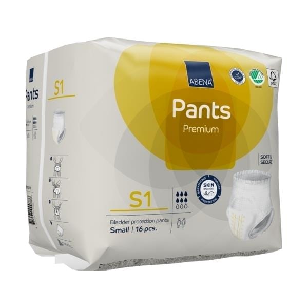 Abena Abena Pants S1 Yel 1400ML 60-90cm