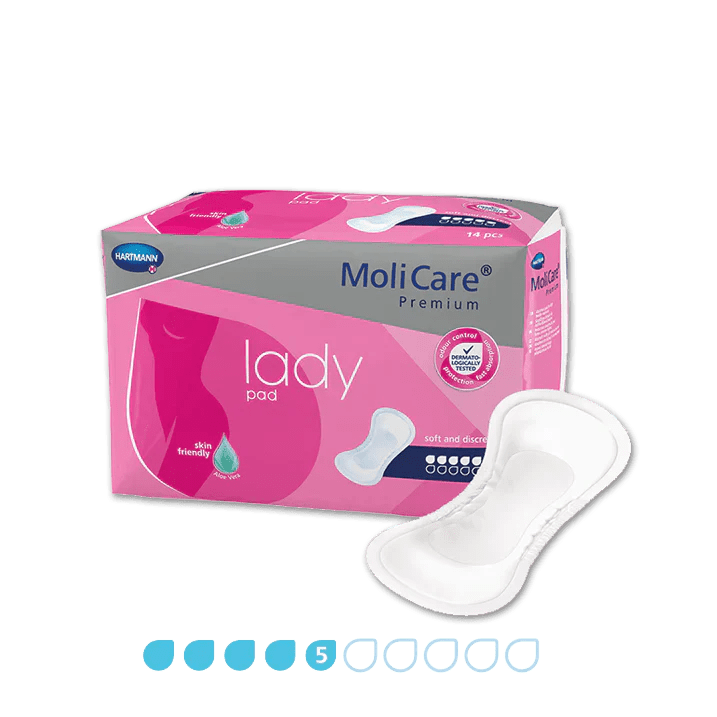 Atlas McNeil Healthcare Community 5 Drops / Packet Molicare Premium Lady Pad - 5 Drops HAR168670__PK