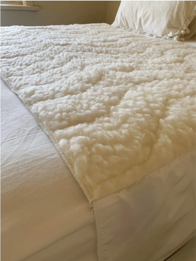 Atlas McNeil Healthcare Community Single Bed Stay Dry Australian Wool Topper Bed Pad CRYSTAYBPWOOLSB__EA