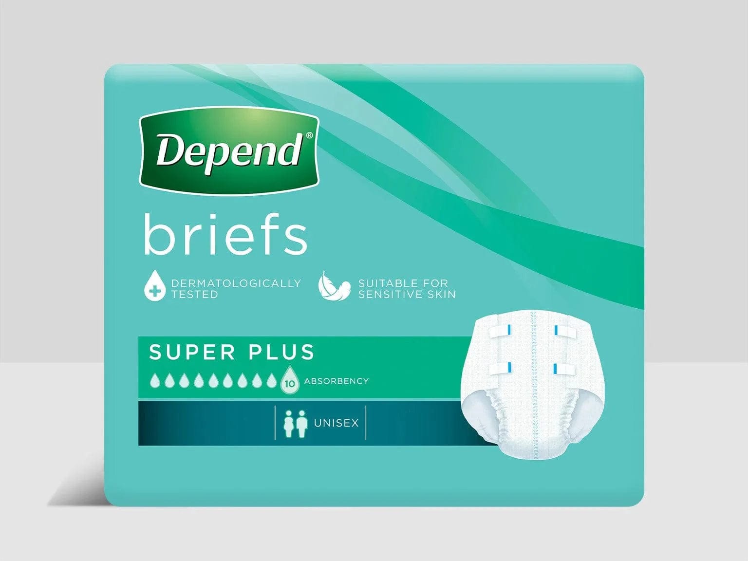 Depend Pack of 15 Copy of Depend Brief Super Plus Medium