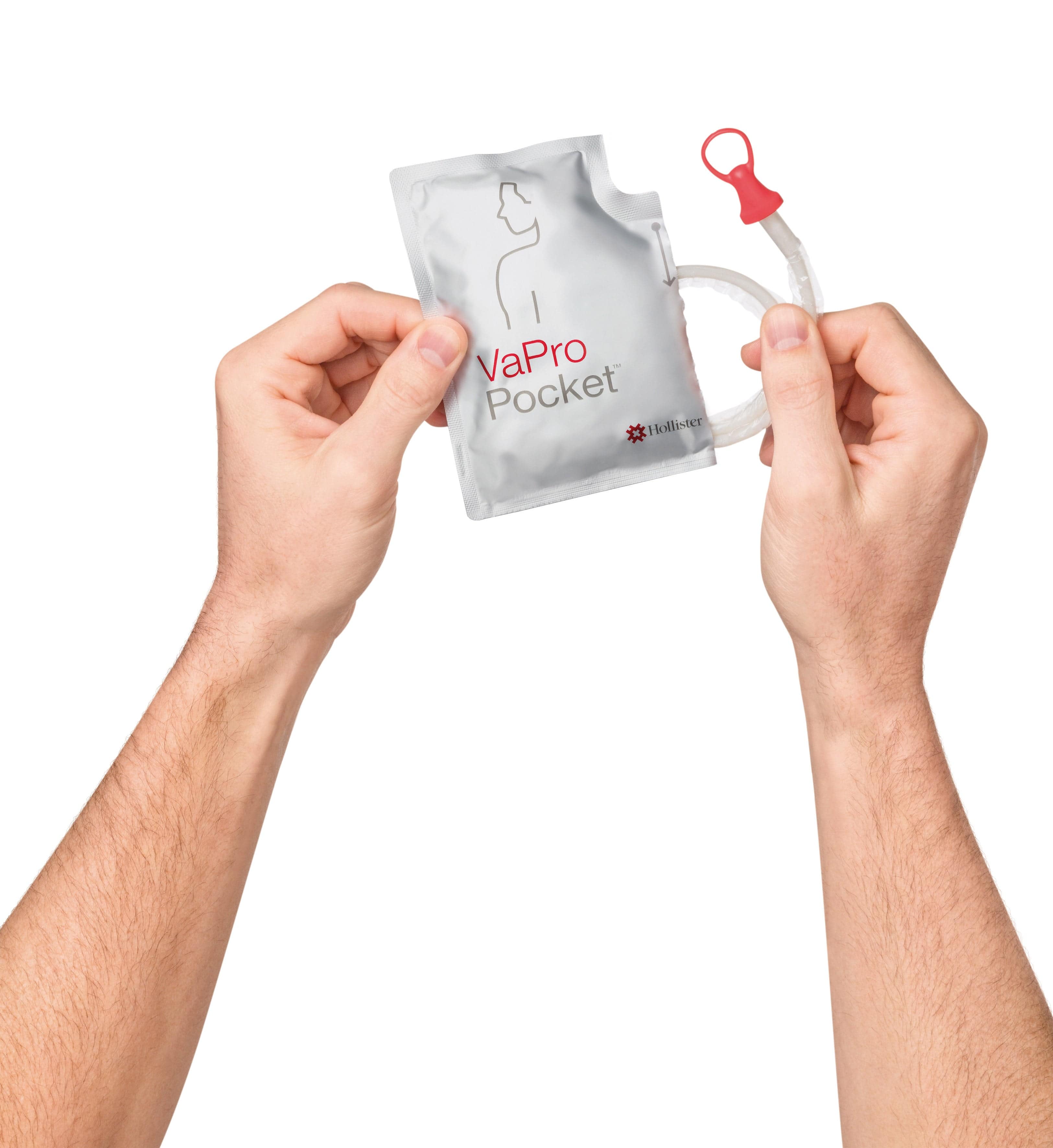 Hollister 10fr / Box of 30 VaPro Pocket No Touch Intermittent Catheter With Tip Male 40cm HOL70104__BX