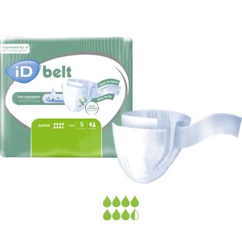 Ontex iD Belt Super Carton of 56 1900ml - Small